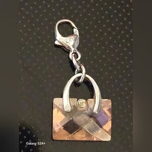 Zinzi charm champagne handtas